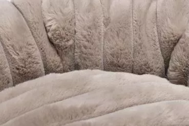 Katzenbett Reza - beige - rund - 50 x 50 x 15 cm